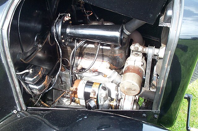 Fiche technique Austin Seven - moteur