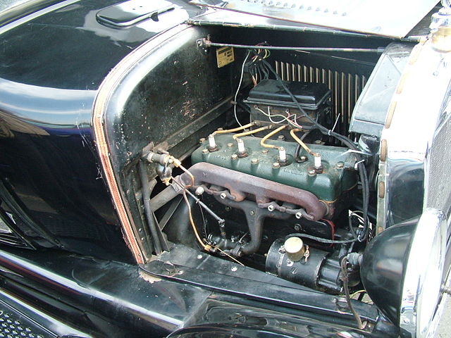Fiche technique Ford T - moteur